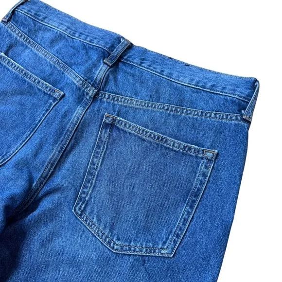 Women’s GAP Low Rise Wide Leg Jeans Ripped Hem (Low Rise Stride) 100% Cotton - Picture 8 of 11